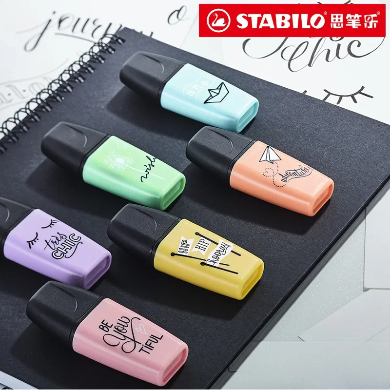 Stabilo Marker Boss - 3/6 colori/set tedesco STABILO Mini BOSS
