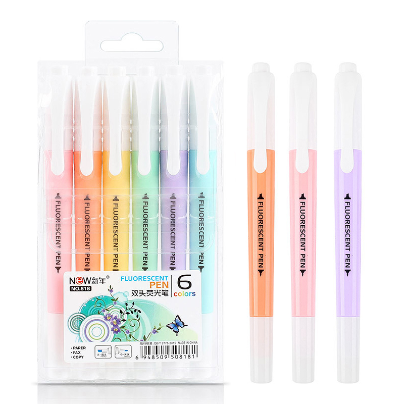 Stabilo Marker Boss - 6 pezzi/set pennarelli evidenziatori fluorescenti a