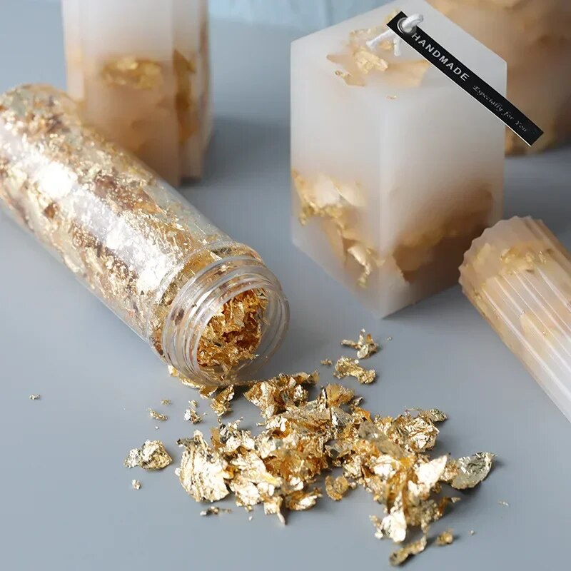 Gold Foil Flakes - Fiocchi di lamina metallica 2g/1g fiocchi